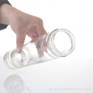 Garrafa de vidro de vodka decoração